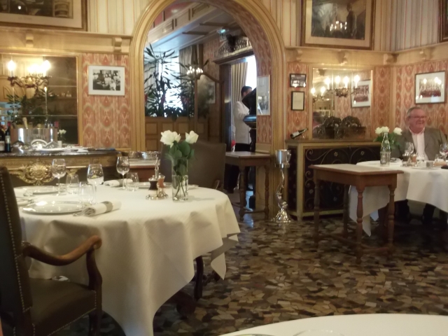 One of the restaurant's main dining rooms.